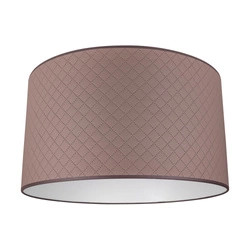 Lampshade Cylinder E27 H30 Khaki Fabric A0959