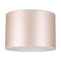 Lampshade Cylinder E27 H35 Pearl Synthetic Fabric A0948