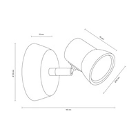 Lampa kinkiet drewniany VENLA 2434174