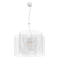 Lampa wisząca Ringo 1xE27 Max.60W Stal Metal/Biały Metal 1030227