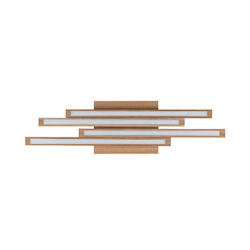 Linus Straight Ceiling Lamp 4xLED 24V Integrated 2240lm 3000K 24W Oiled Oak