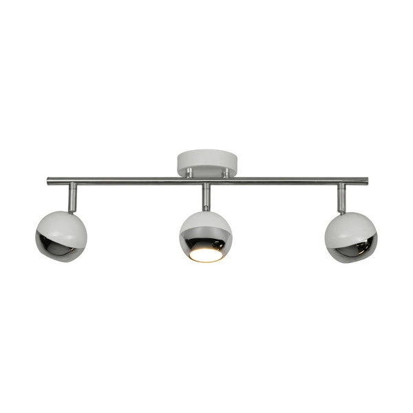 Bianca Lampa Sufitowa 3xGU10 Max.50W Chrom Metal/Biały Metal 2502328