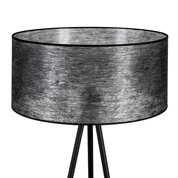 Nevoa Floor Lamp 1xE27 Max.40W Black Metal/Black PVC Cable/Black Fabric Shade 151920104