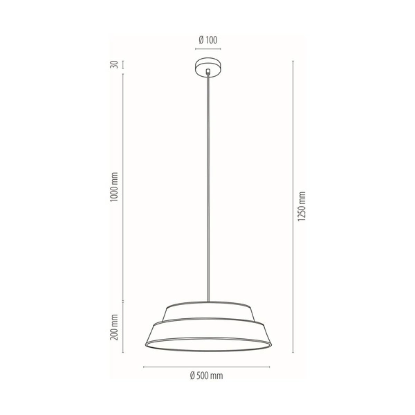Nevoa Lampa Wisząca 1xE27 Max.60W Czarny/Transparentny PVC/Srebrny-Czarny 150060104