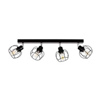 Lampa Sufitowa Phiphi 4xE27 Max.60W Czarny Metal/Chrom Metal 2614404