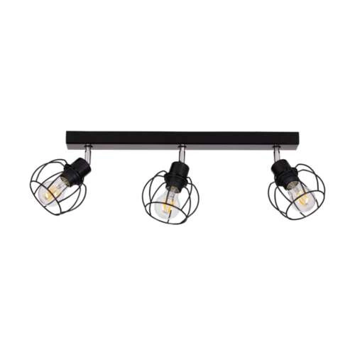 Phiphi Ceiling Lamp 3xE27 Max.60W Black Metal/Chrome Metal 2614304