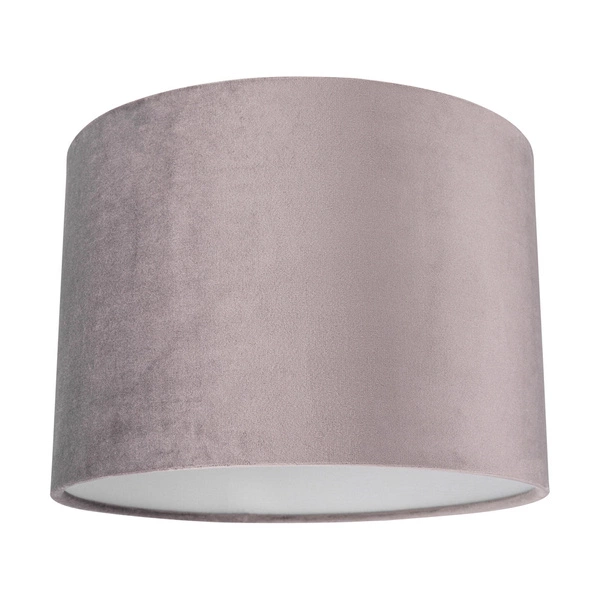 Lampshade Cylinder E27 H30 Gray Velvet A0579