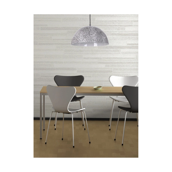 Natura Lampa Wisząca 1xE27 Max.60W Chromowany Metal/Czarny Kabel PCV/Szary-Biały Metal 9803128