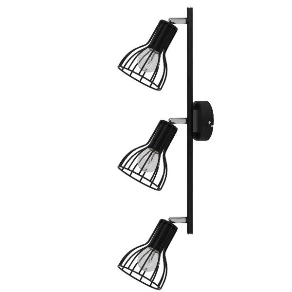 Megan Ceiling Lamp 3xE14 Max.40W Black 2743304