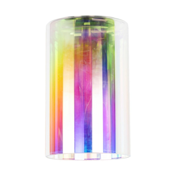 Lampa Wisząca Meno 3xE27 Max.60W Czarny Metal/Przezroczysty Kabel PCV/Wielokolorowe Szkło 1030420220760