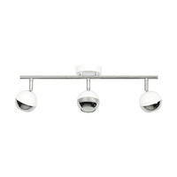 Bianca Lampa Sufitowa 3xGU10 Max.50W Chrom Metal/Biały Metal 2502328