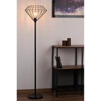 Raquelle Floor Lamp 1xE27 Max.60W Black/Black PVC 12470104