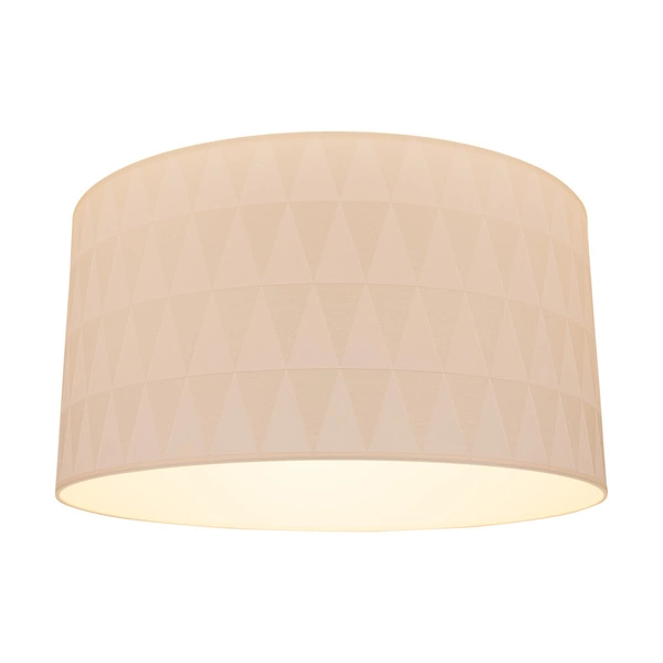 Lampshade Cylinder E27 H30 White Fabric A0837