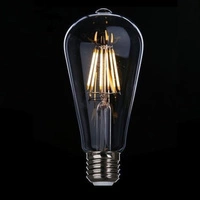 Żarówka LED E27 ST64 12W filament EDISON VINTAGE | barwa ciepła