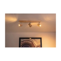 Venla Ceiling Lamp Incl. 3xLED GU10 5W Birch Wood 2434360