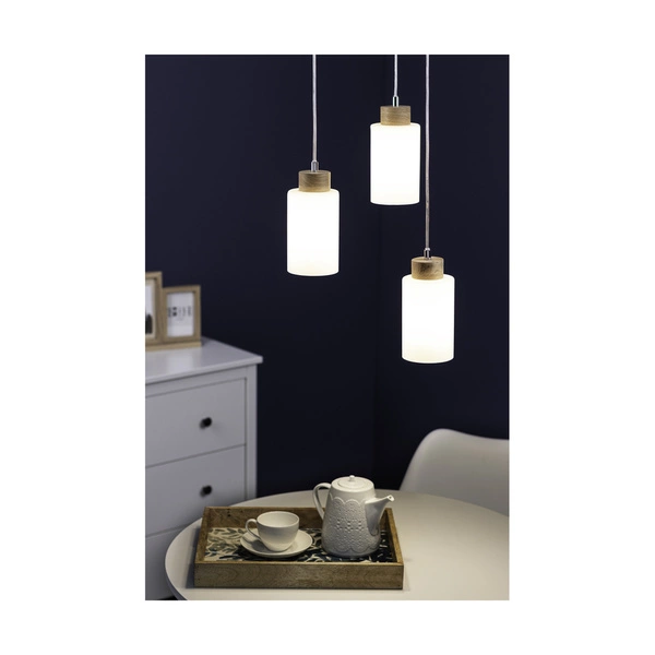 SPOTLIGHT lampa wisząca 3 punktowa drewno dębowe kolor dąb olejowany 1720574 1720574