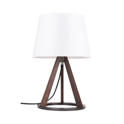 Konan Table Lamp 1xE27 Max.25W Walnut/Black/White 6511976