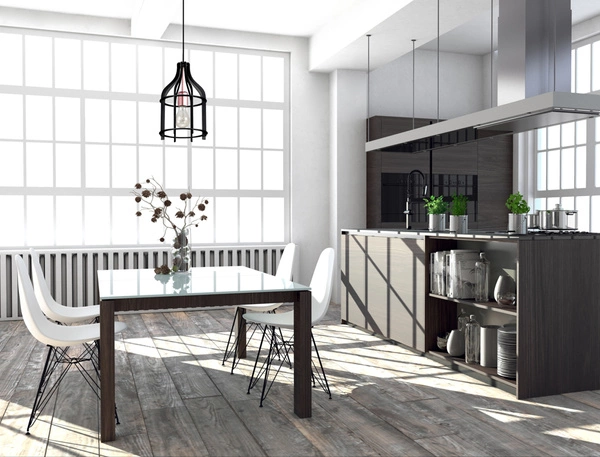 Riana Pendant Lamp 1xE27 Max.60W Steel Metal/Black Metal 1030217