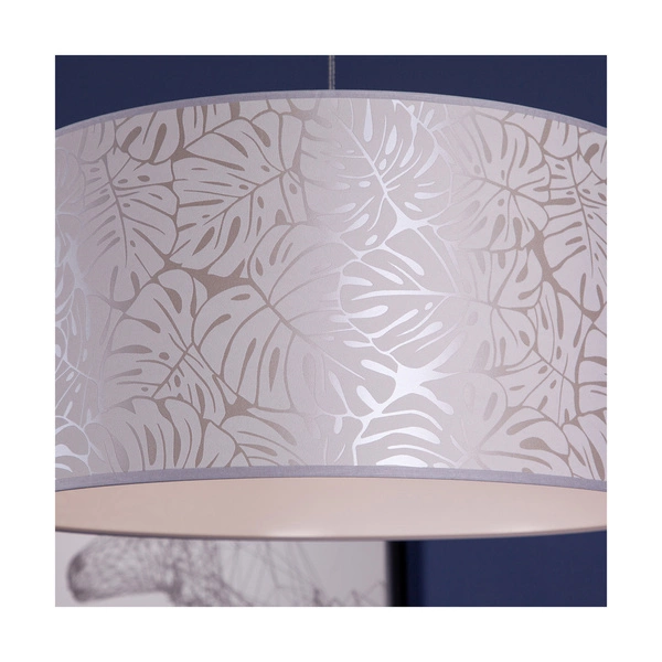 Mateo Pendant Lamp 1xE27 Max.60W Black Metal/Transparent PVC Cable/Beige Wallpaper 87811114