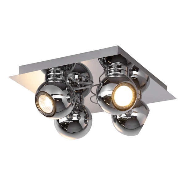 Sergio Ceiling Lamp Incl. 4xGU10 Max.50W Chrome Metal 2585448