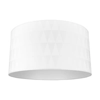 Lampshade Cylinder E27 H30 White Fabric A0837