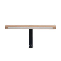 Lampa kinkiet łazienkowy montowany na szafkę, lustro AQUA VIVA Nadszafkowa LED 6W Czarny/Dąb Olejowany szer 40cm IP44 89411104