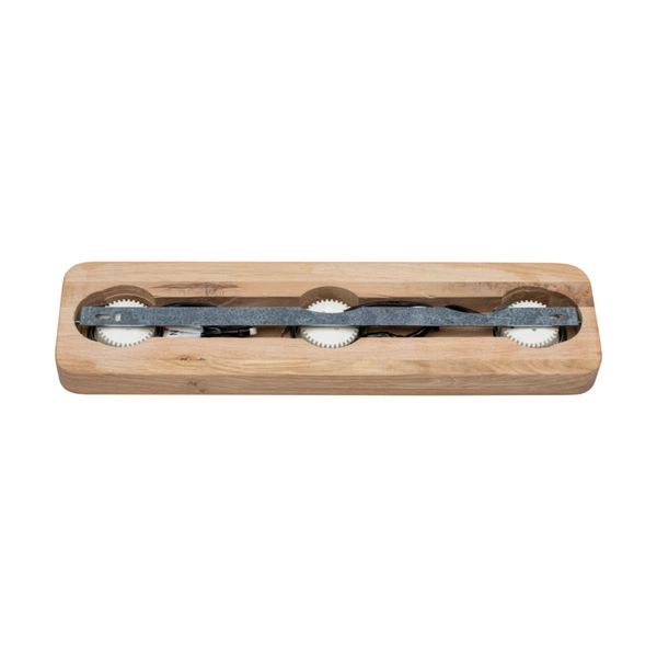 Sunniva Ceiling Lamp Incl. 3xLED Integrated 900lm 3000K 5W Stained Pine Brown/Black Metal 4037411400000