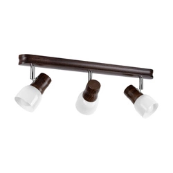 Svantje Ceiling Lamp 3xE14 Max.40W Walnut Beech Wood/White Metal 2239376