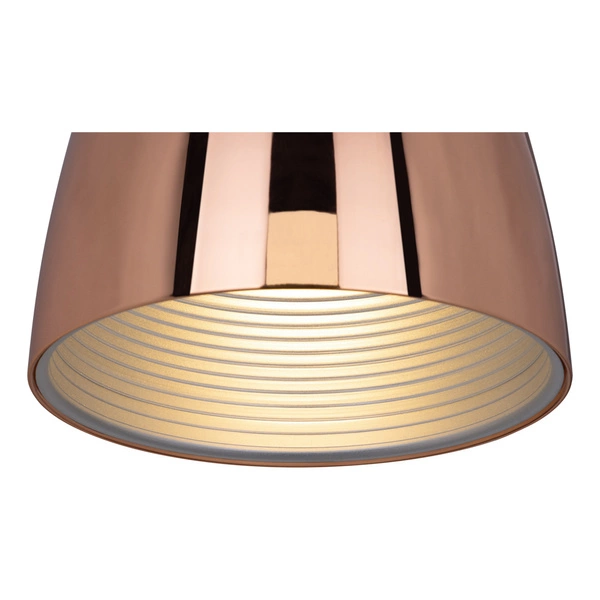 Mads Pendant Lamp 1xE27 Max.60W Copper Metal/Transparent PVC Cable 1620113