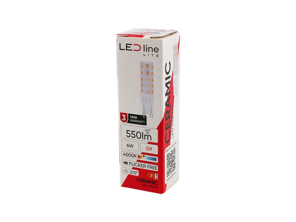 LED bulb SMD G9 230V 6W daylight white 4000K