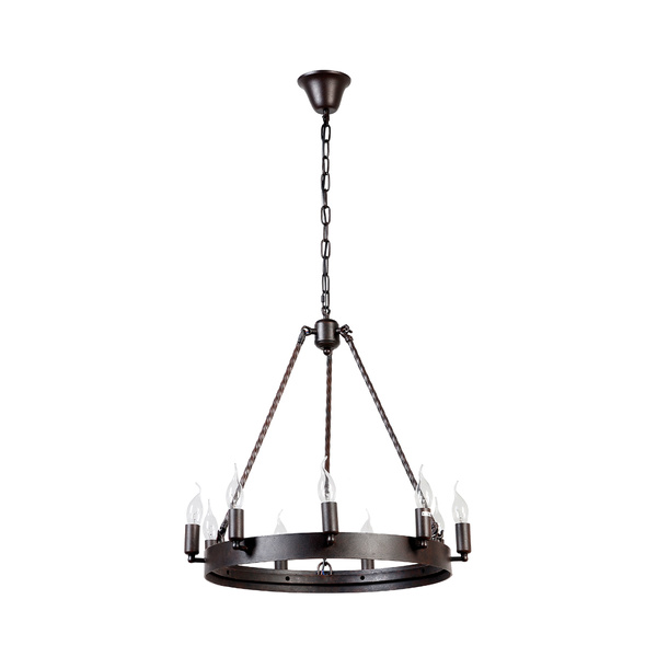 Lampa Wisząca Bellona 9xE14 Max.60W Czarny Metal