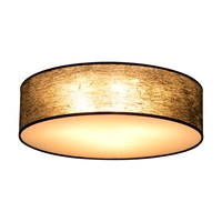 Lampa sufitowa Nevoa 4xE27 Max.25W Biały metal/czarny klosz z tkaniny 47954802