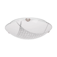 Carolina Ceiling Lamp 1xLED Integrated 1650lm 2700K 15W White Metal/White-Transparent Glass 4593102