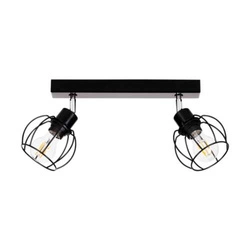 Phiphi Ceiling Lamp 2xE27 Max.60W Black Metal/Chrome Metal