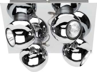 Sergio Ceiling Lamp Incl. 4xGU10 Max.50W Chrome Metal 2585448