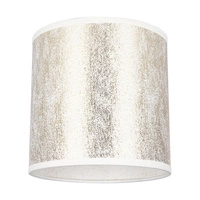 Lampshade Cylinder E27 H20 Gold Fabric A1299