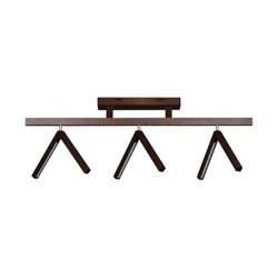 Silas Ceiling Lamp 3xLED 24V Integrated 1680lm 3000K 18W Walnut Beech Wood 5186376