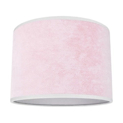 Lampshade Cylinder E27 H30 Pink Velvet A0425