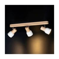 Svantje Ceiling Lamp 3xE14 Max.40W Birch Wood/White Metal 2239360