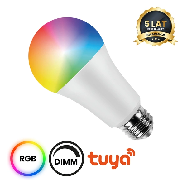 Wi-FI A70 8W E27 Smart Tuya RGB+CCT+DIM LED bulb