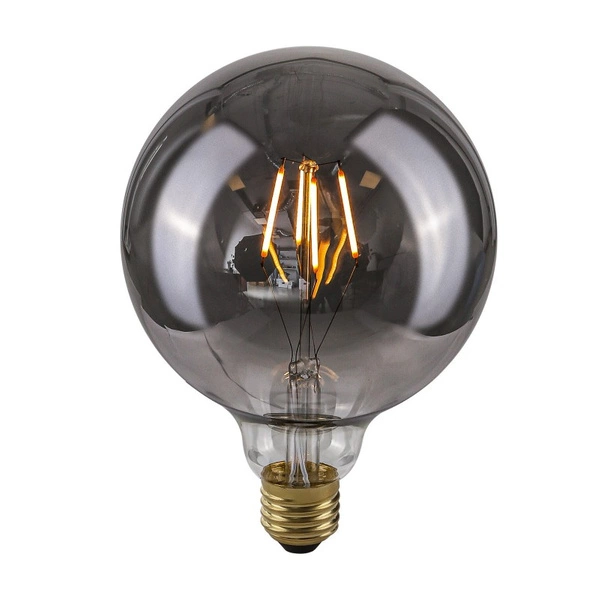 LED Filament Bulb, E27, Smoke 801455 G125, 4W, 2200K, 180lm