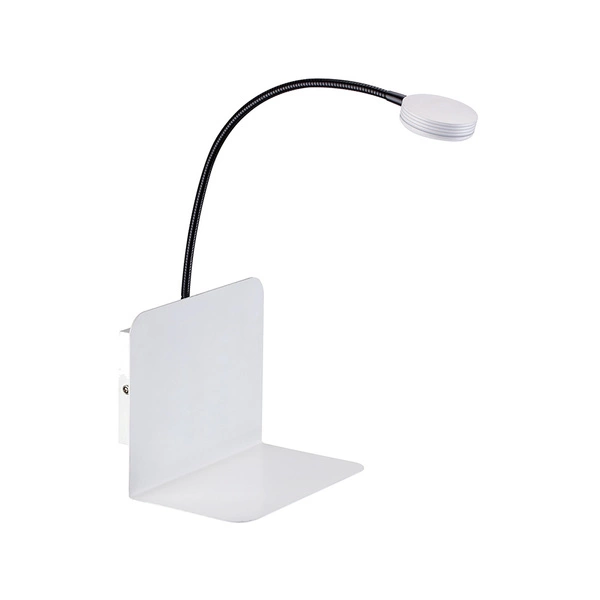 Arles Wall Lamp Incl. 1xLED 270lm 3000K 3W White Metal/Black Metal 5851102