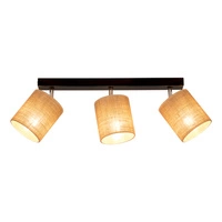 Jute Lampa Sufitowa 3xE27 Max.25W Czarny/Beżowy 56792304