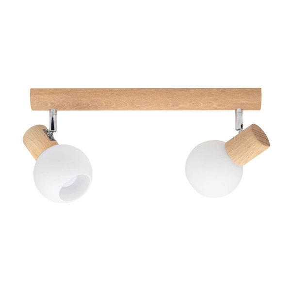 Karin Ceiling Lamp 2xE14 Max.40W Oiled Oak/White 2231274