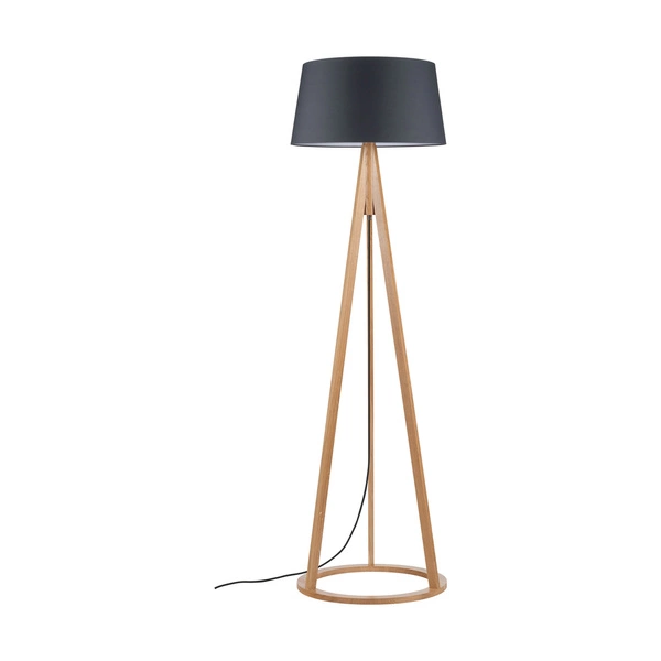 Konan Floor Lamp 1xE27 Max.60W Oiled Oak/Anthracite/Anthracite 6424174