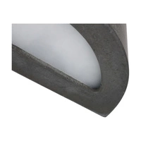 Block Wall Lamp 1xE27 Max.40W Gray Concrete/Frosted Glass 8972136