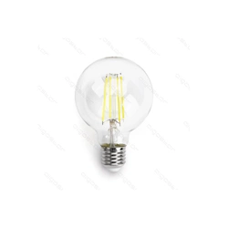 LED bulb ball Filament E27 4W G80 cold 6500K