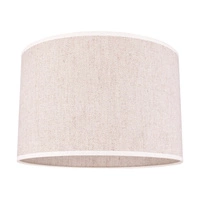Lampshade Cylinder E27 H30 Beige Bright Linen A1291
