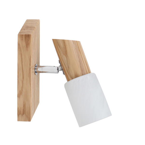 Birgit Wall lamp 1xE14 Max.40W Oiled Oak/White