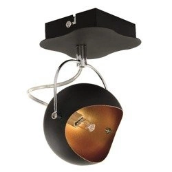 Kana Wall Lamp 1xG9 Max.28W Black Metal/Gold Metal 2722104